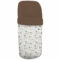 Saco para silla Benny modelo gemelar en tejido estampado impermeable con el interior en pelo marrón