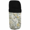Saco para silla Marco modelo gemelar en tejido estampado impermeable con el interior en pelo negro