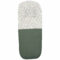 Saco para silla modelo gemelar en tejido polipiel jaretas verde con el interior en pelo estampado Zoe