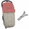 Saco para silla Daren modelo global con cremallera central en tejido estampado impermeable con el interior en pelo maquillaje