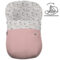 Saco Grupo Cero Modular en tejido polipiel muy suave con jaretas en color rosado. Para el interior pelo estampado Bambi