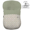 Saco Grupo Cero Modular en tejido polipiel estampada muy suave Henry Para el interior pelo liso color verde