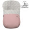 Saco Grupo Cero Modular en tejido polipiel muy suave con pespuntes en color rosado. Para el interior pelo estampado Altea