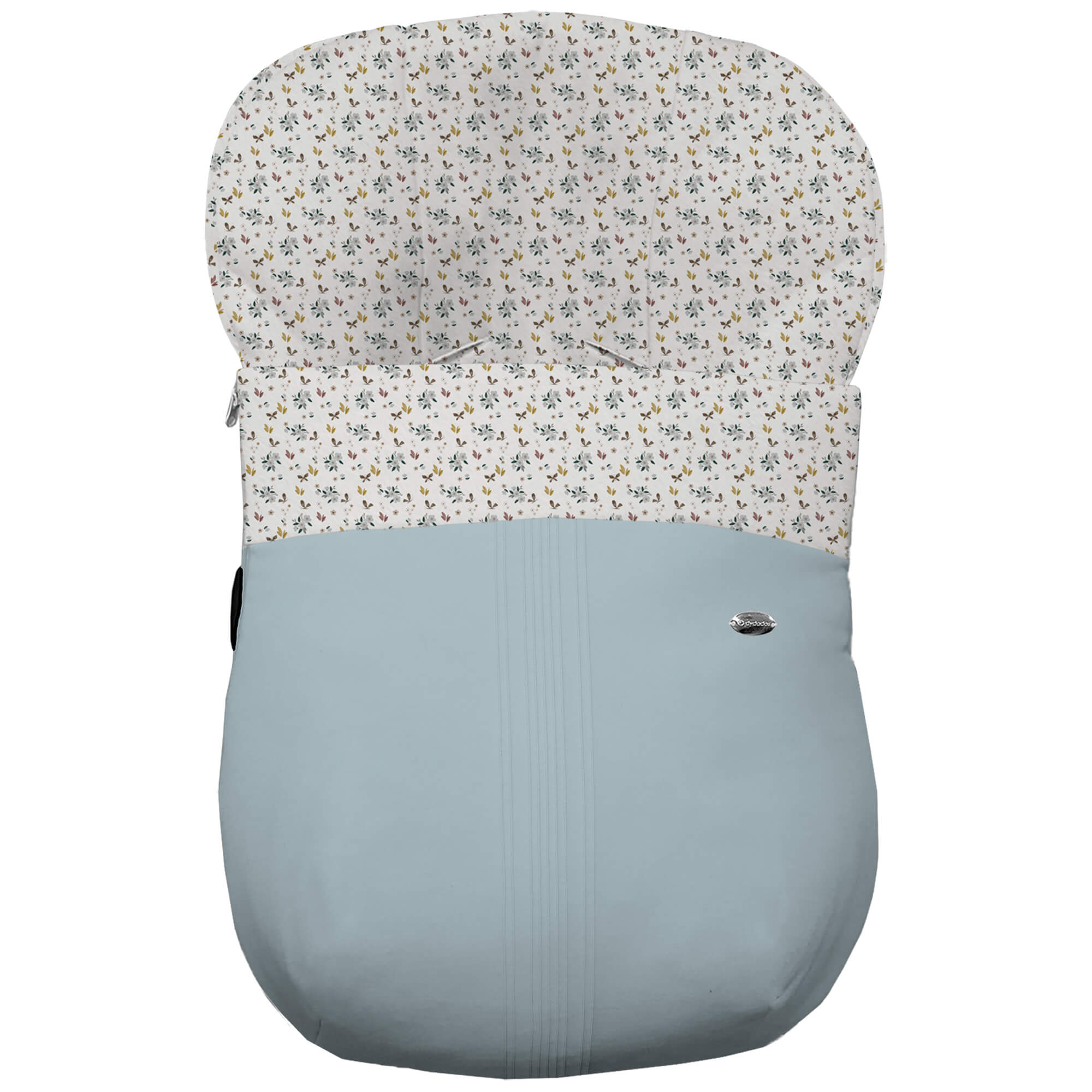 Saco Grupo Cero polipiel jaretas azulado pelo Zoe Saco Grupo Cero en tejido polipiel muy suave con jaretas en color azulado. Para el interior pelo estampado Zoe