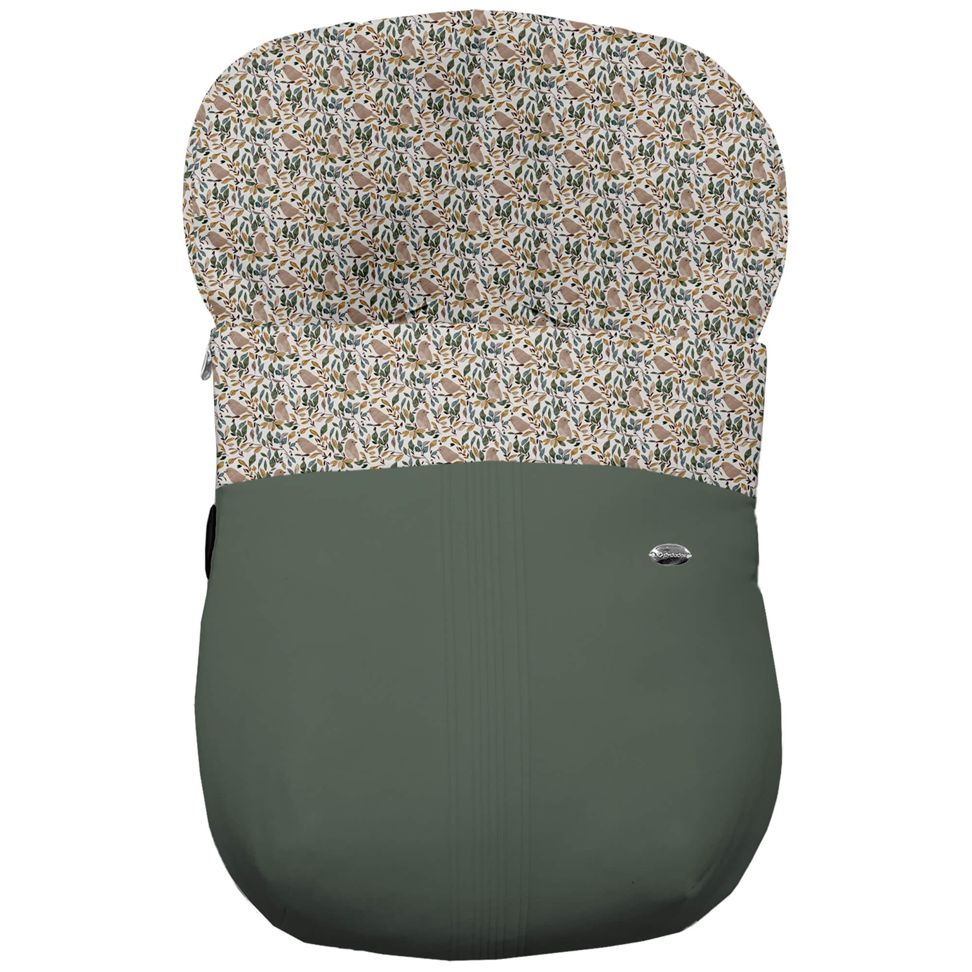 Saco Grupo Cero polipiel jaretas verde pelo Dylan Saco Grupo Cero en tejido polipiel muy suave con jaretas en color verde. Para el interior pelo estampado Dylan