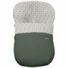 Saco Grupo Cero en tejido polipiel muy suave con jaretas en color verde. Para el interior pelo estampado Zoe