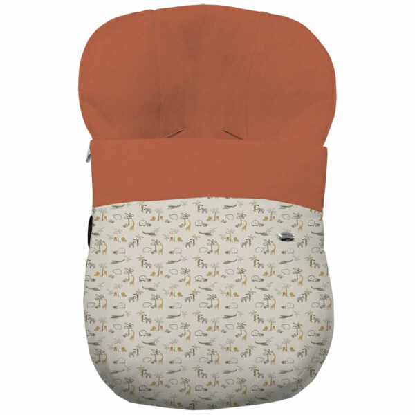 Saco Grupo Cero en tejido polipiel estampada muy suave Henry Para el interior pelo liso color caldera