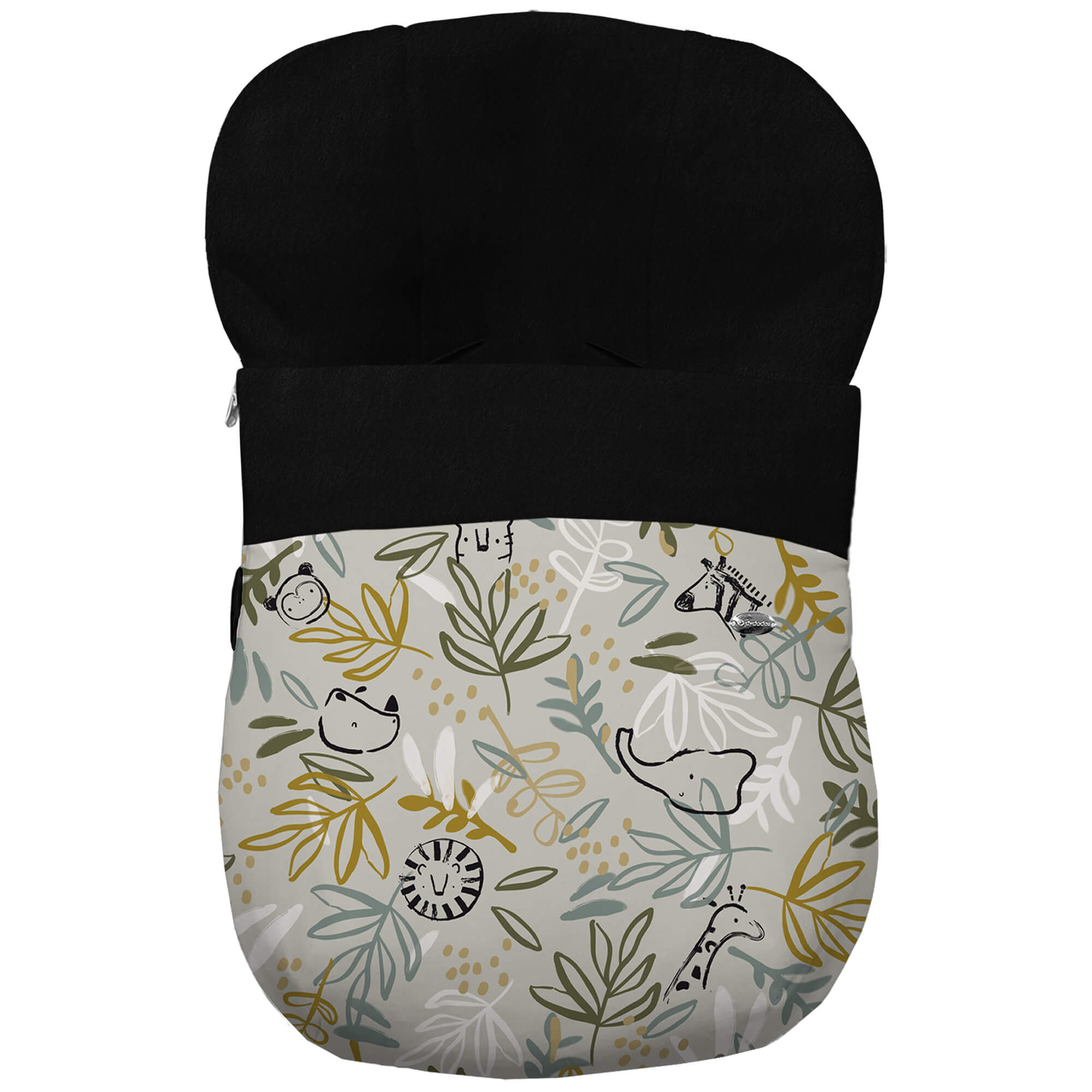 Saco Grupo Cero polipiel pelo negro Marco Saco Grupo Cero en tejido polipiel estampada muy suave Marco Para el interior pelo liso color negro
