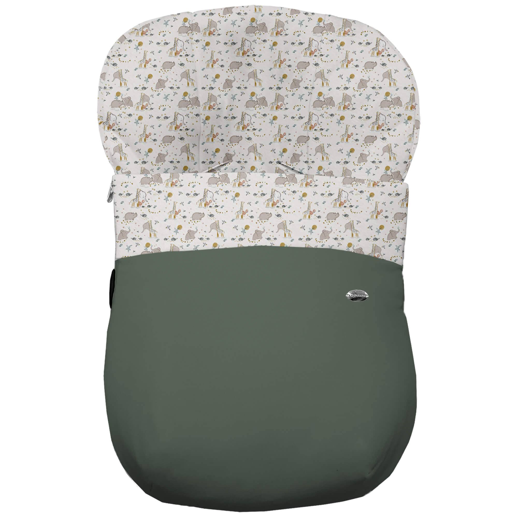 Saco Grupo Cero polipiel pespuntes verde pelo Erick Saco Grupo Cero en tejido polipiel muy suave con pespuntes en color verde. Para el interior pelo estampado Erick