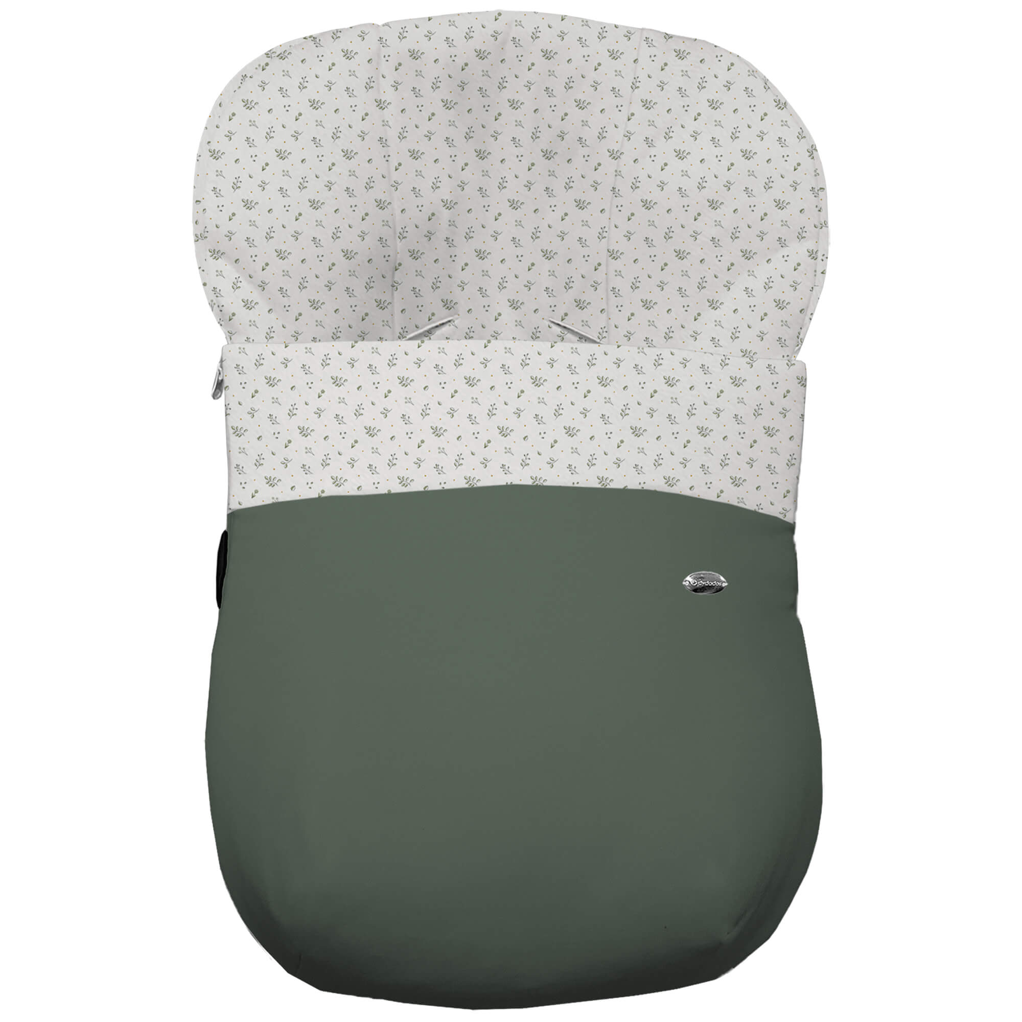 Saco Grupo Cero polipiel pespuntes verde pelo Luan Saco Grupo Cero en tejido polipiel muy suave con pespuntes en color verde. Para el interior pelo estampado Luan Verde