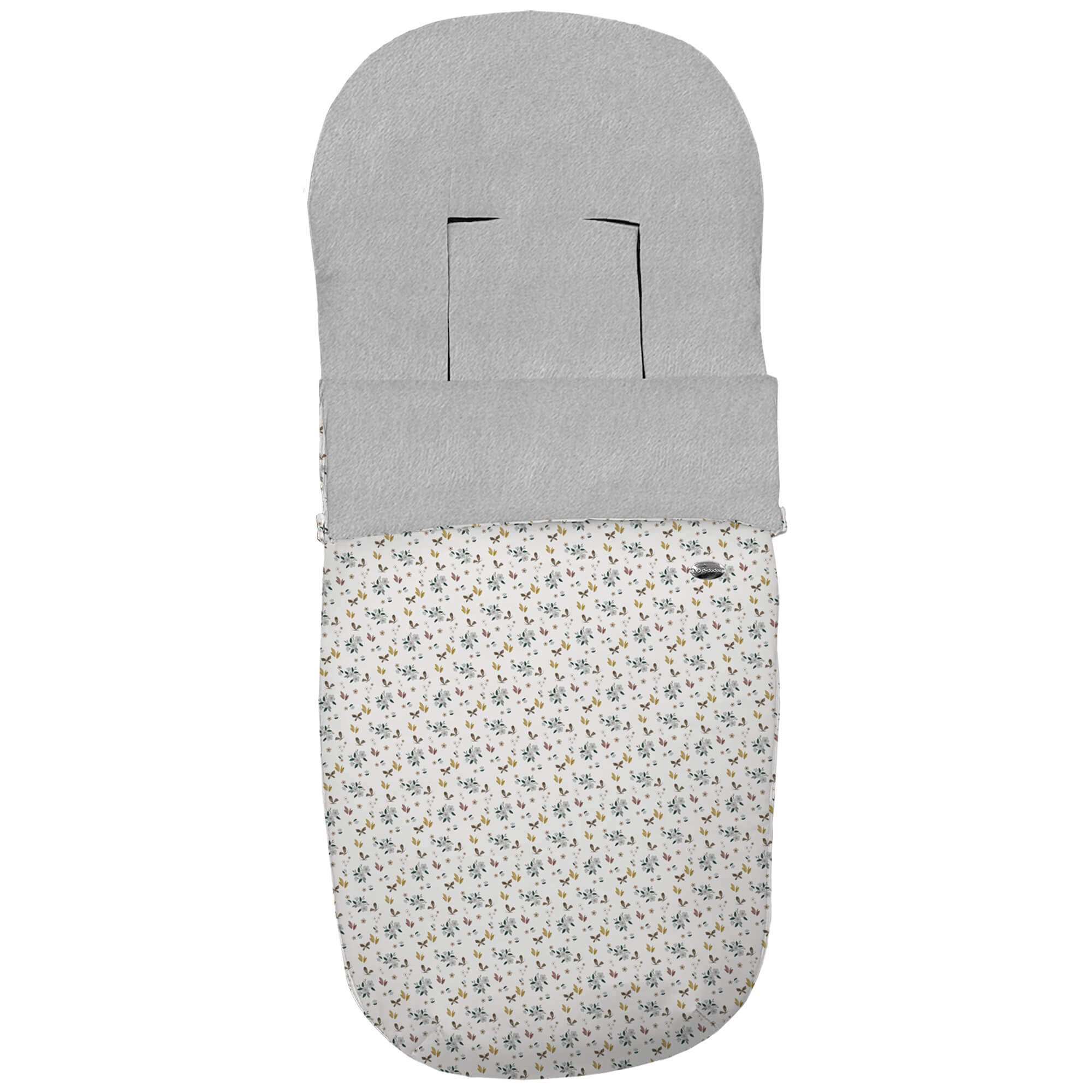 Saco para silla Gala modelo recto en tejido polipiel con el interior en pelo gris perla