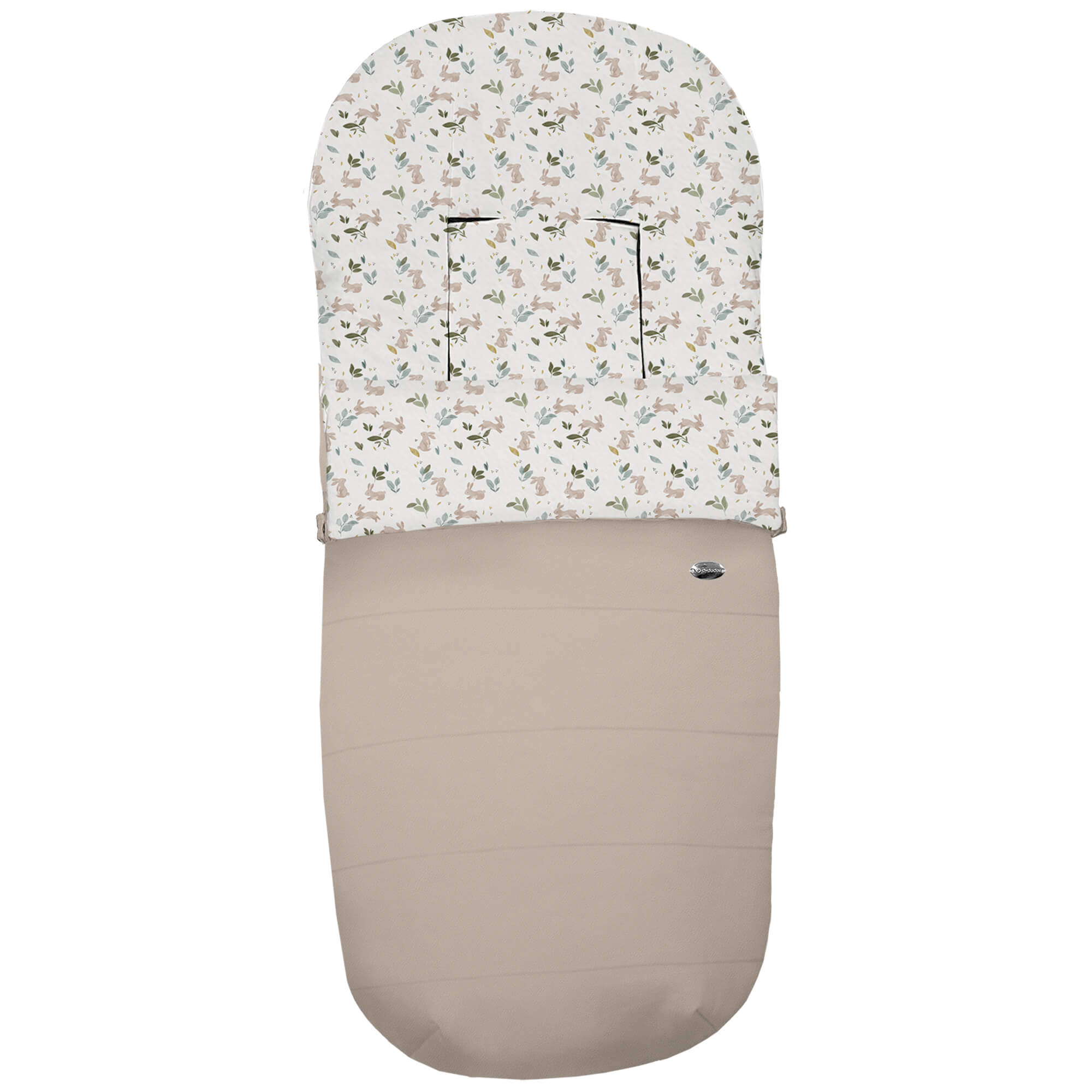 Saco modelo recto en polipiel con pespuntes tostado pelo Altea Saco para silla modelo recto en tejido polipiel pespuntes tostado con el interior en pelo estampado Altea