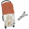 Saco para silla Izan modelo universal con cremallera central en tejido polipiel con el interior en pelo caldera