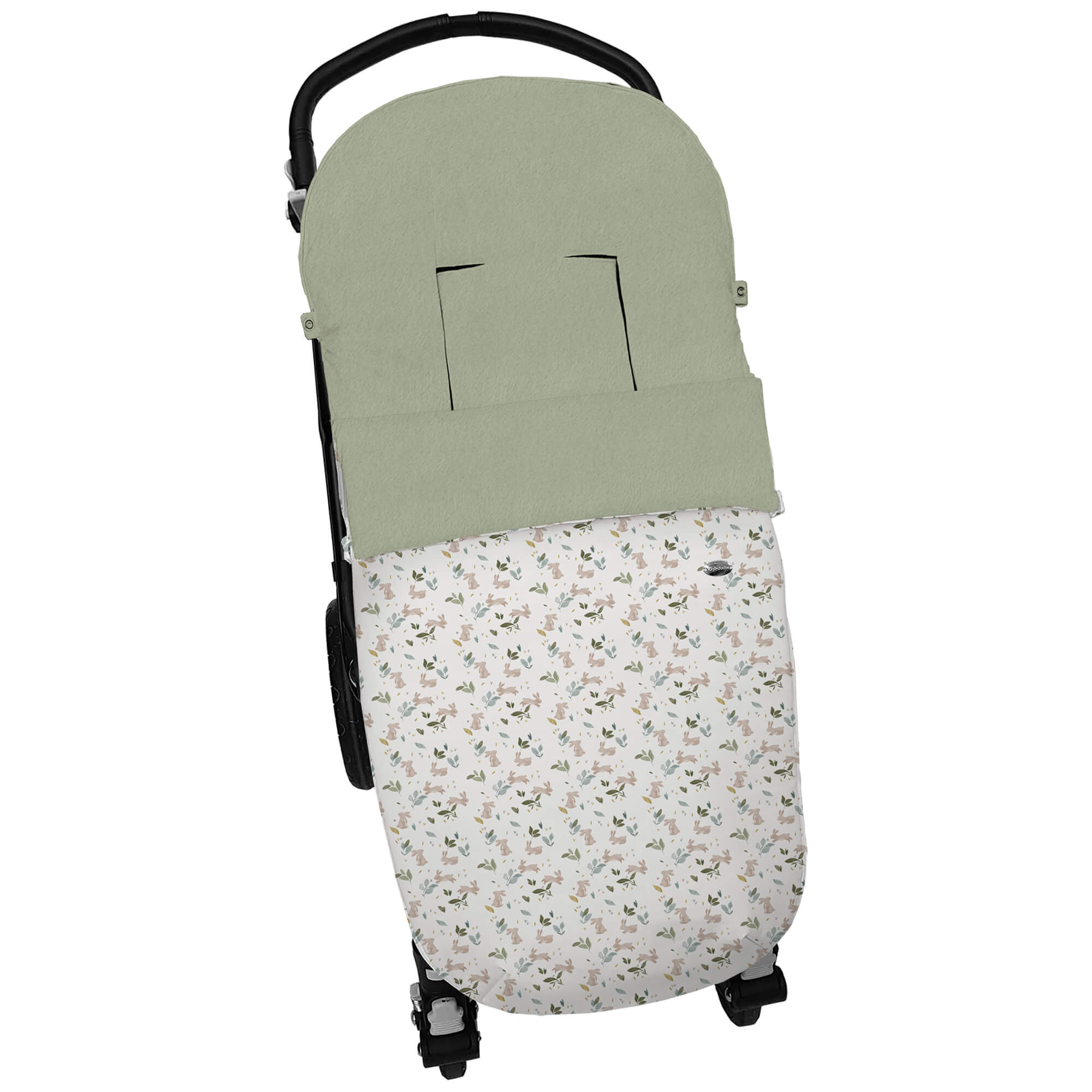 Saco modelo universal en tejido impermeable estampado pelo verde Cristel Saco para Silla Cristel modelo universal en tejido estampado impermeable con el interior en pelo verde