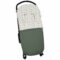 Saco para silla modelo universal en tejido polipiel pespuntes verde con el interior en pelo estampado Altea