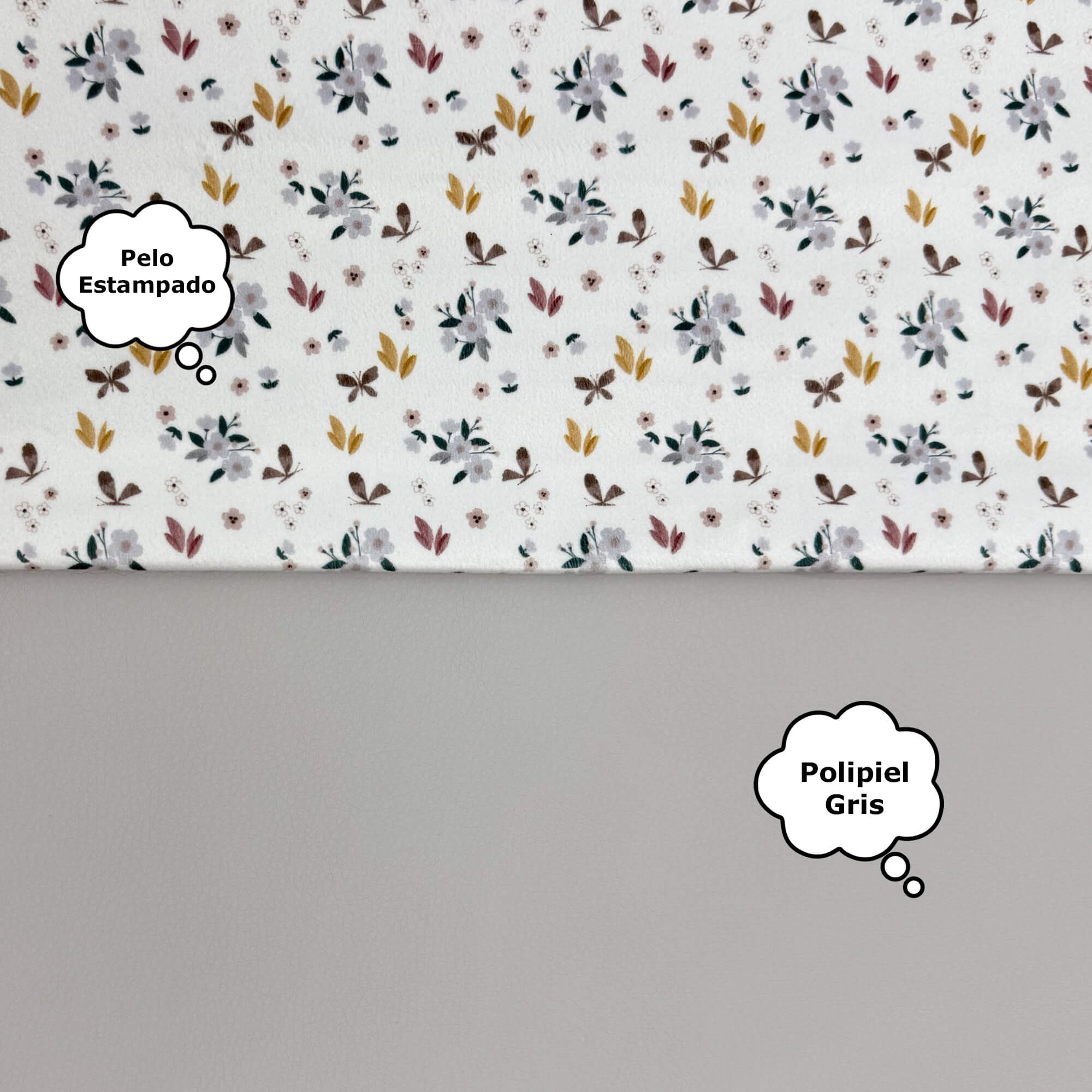 zoe-pelo-polipiel-gris en el interior pelo colección Zoe