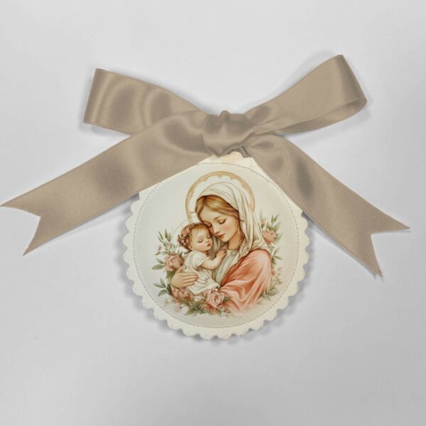 Medalla con Oración Virgen de la Dulce Espera