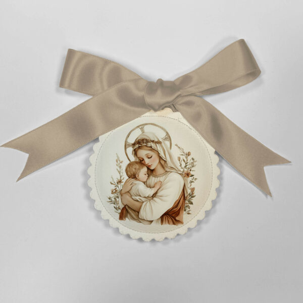 Medalla con Oración Virgen de la Ternura