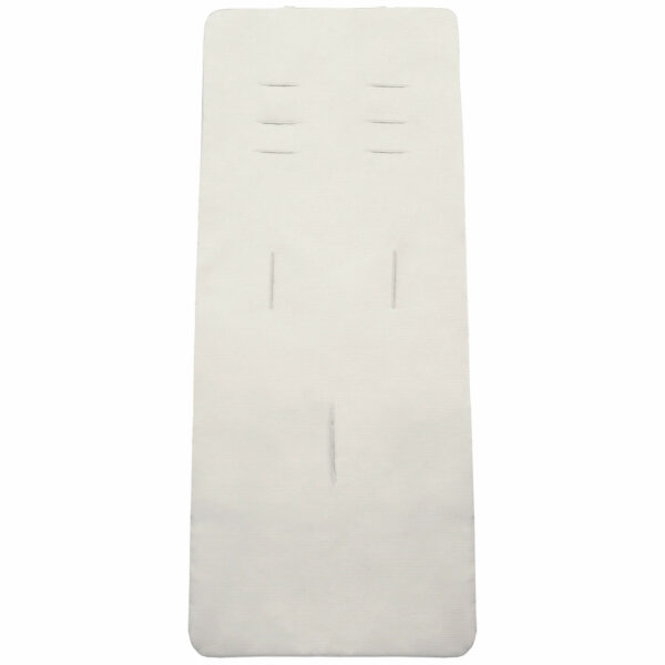 Colchoneta para Silla en tejido de algodón Piqué Valencia Crudo