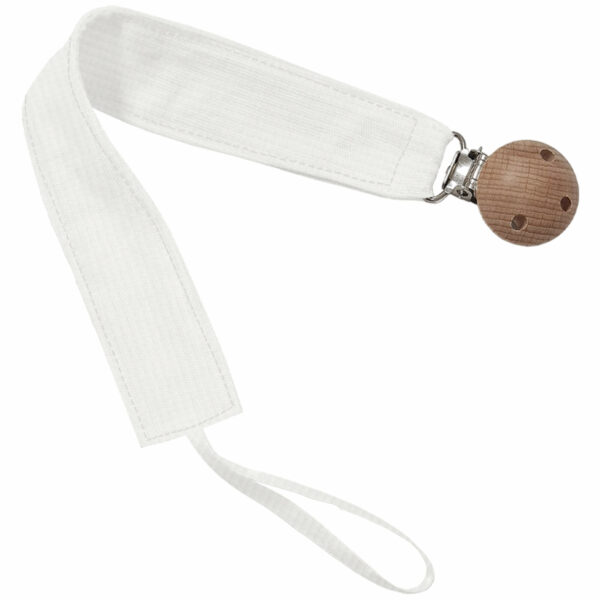 7063 Pinza Chupete Bambula Crudo Bebé