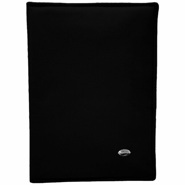 7112 Portadocumentos Polipiel Negro Brillo