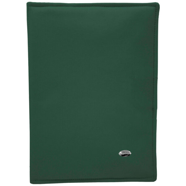 7111 Portadocumentos Polipiel Verde Botella