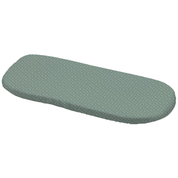 Bajera para colchón en tejido villela estampada Nepal verde oscuro