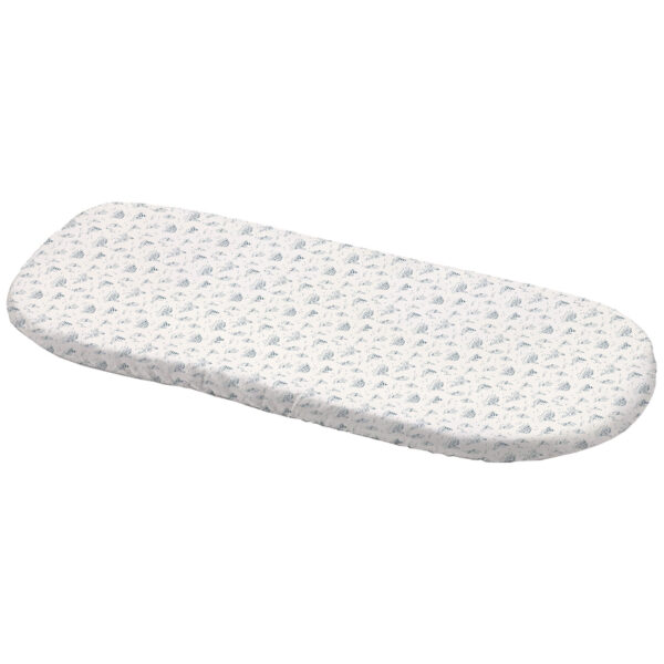 Bajera para colchón en tejido villela estampada Toile - Marinero azul