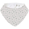 Bandana pequeña Toile Marinero verde Bandana pequeña en tejido rizo de algodón y villela estampada Toile Marinero verde