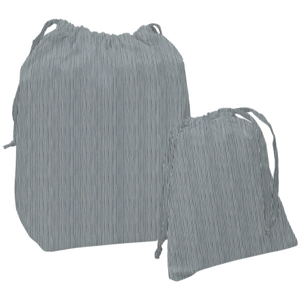 Bolsas muda Milán rayas azul