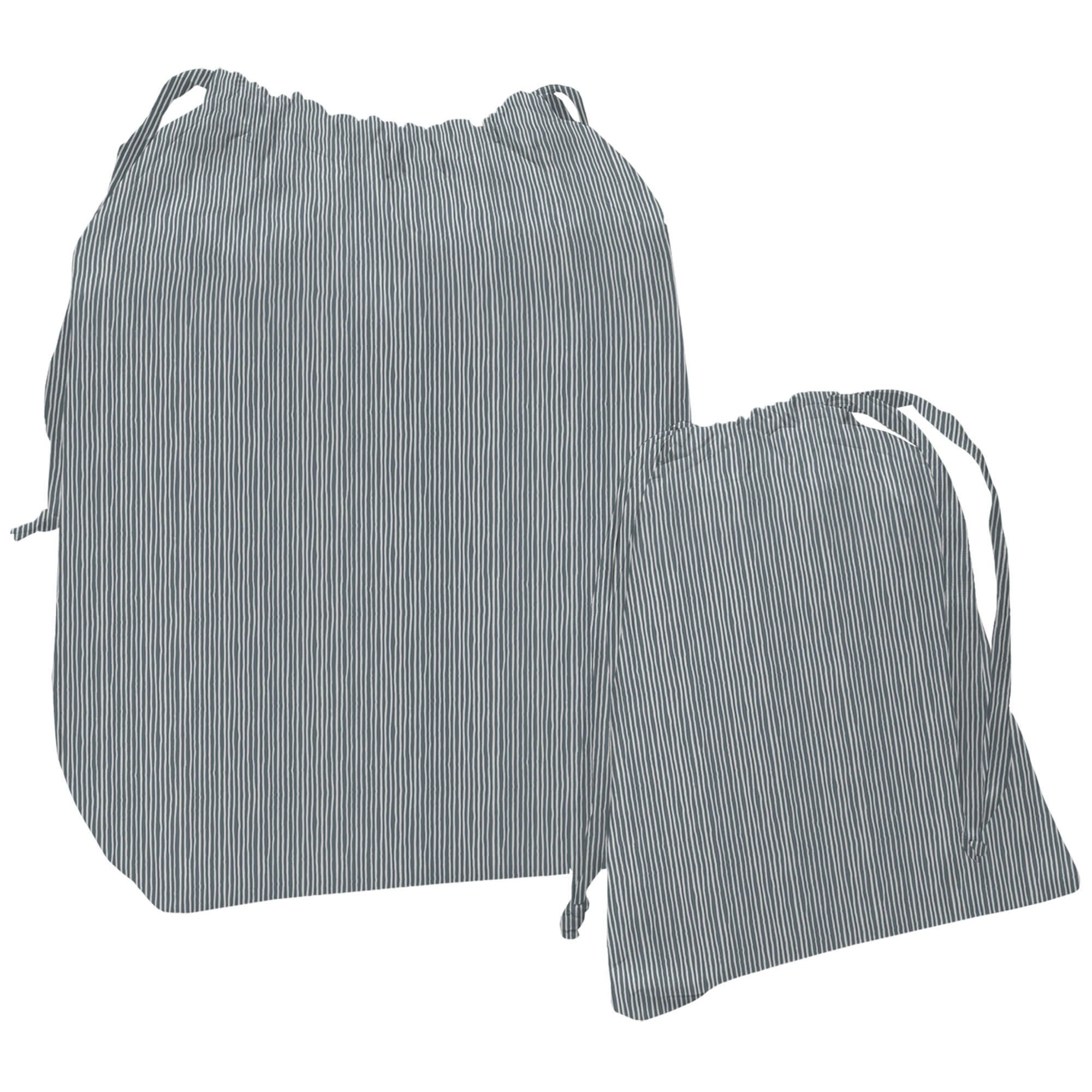 Bolsas muda Milán rayas azul