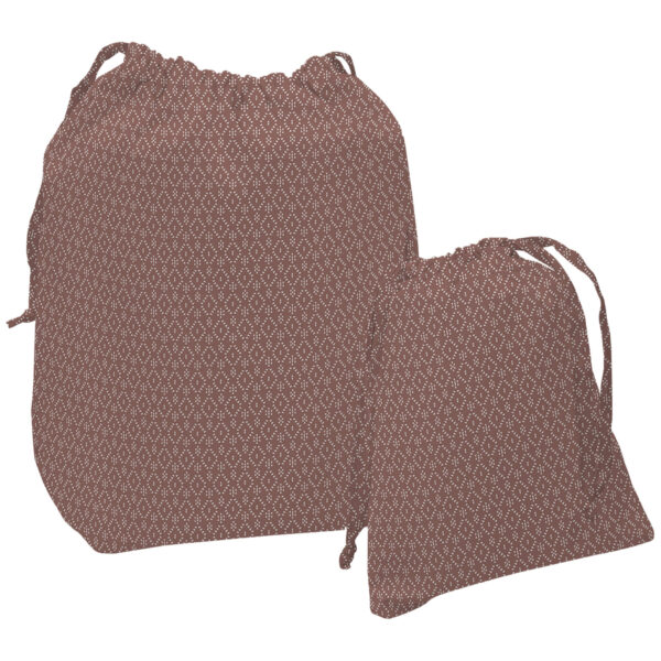Bolsas muda Nepal maquillaje oscuro