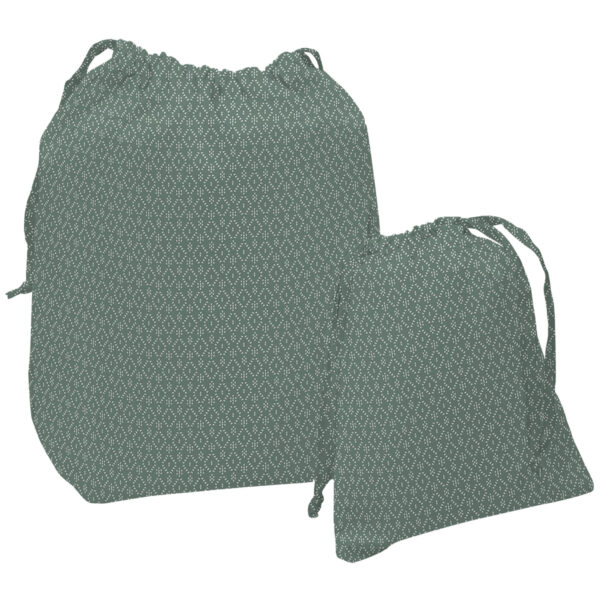Bolsas muda Nepal verde oscuro