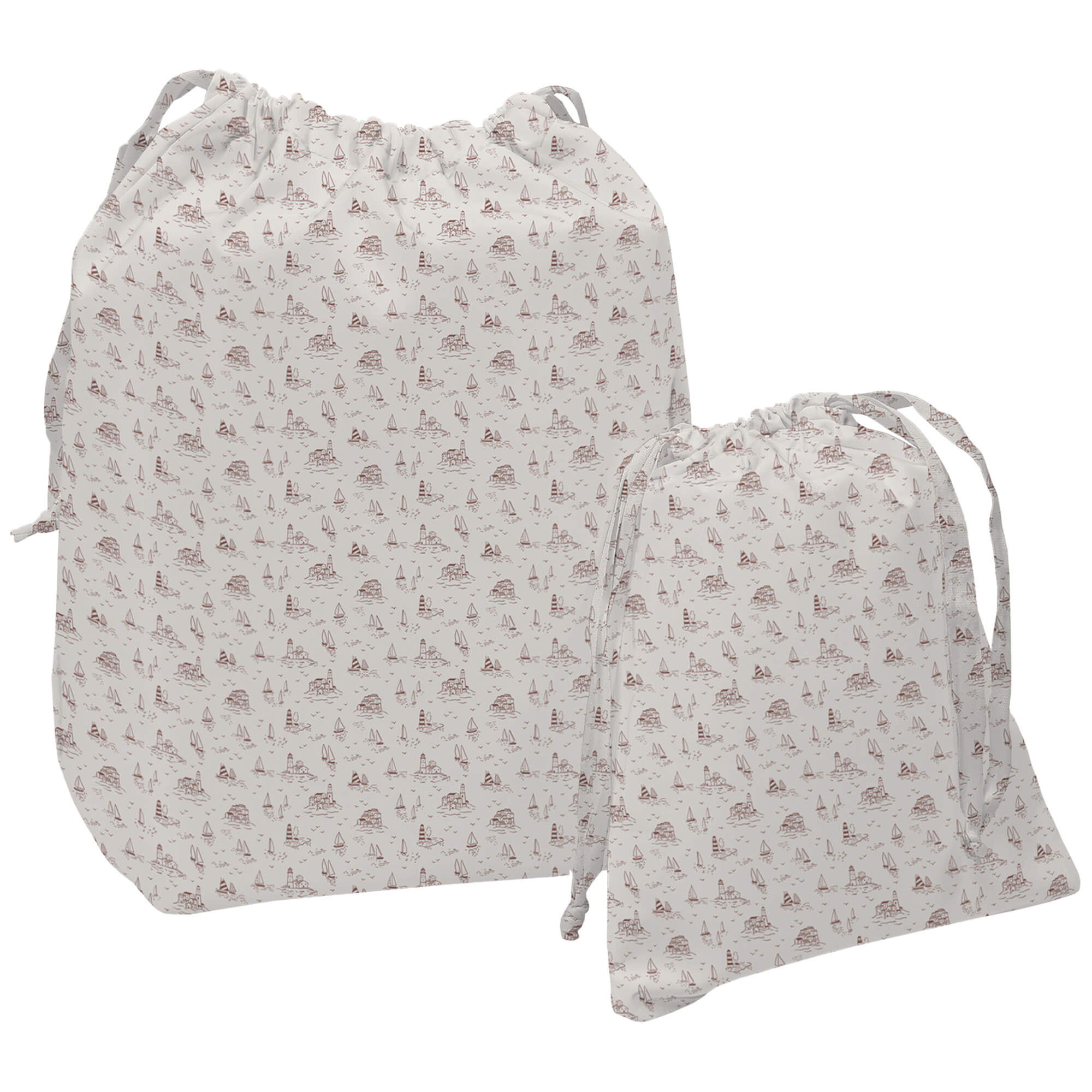 Bolsas muda Toile - Marinero maquillaje