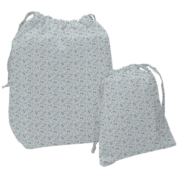 Bolsas muda Versalles azul