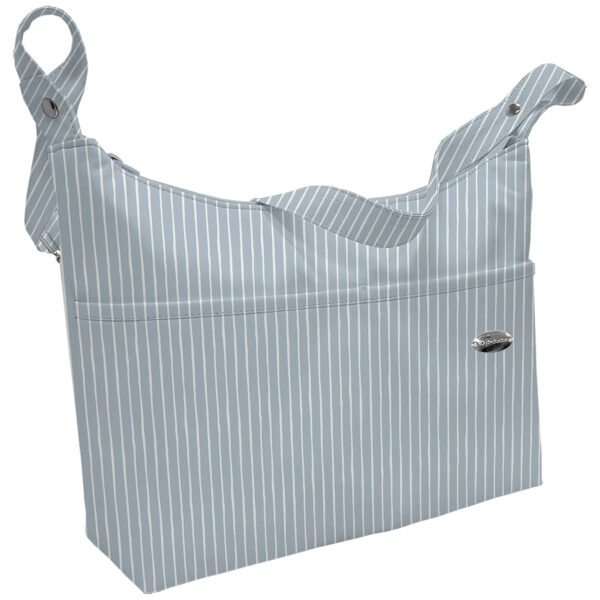 Bolso barco Iris rayas azul