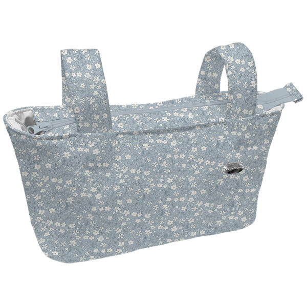 Bolso mini Iris flores azul