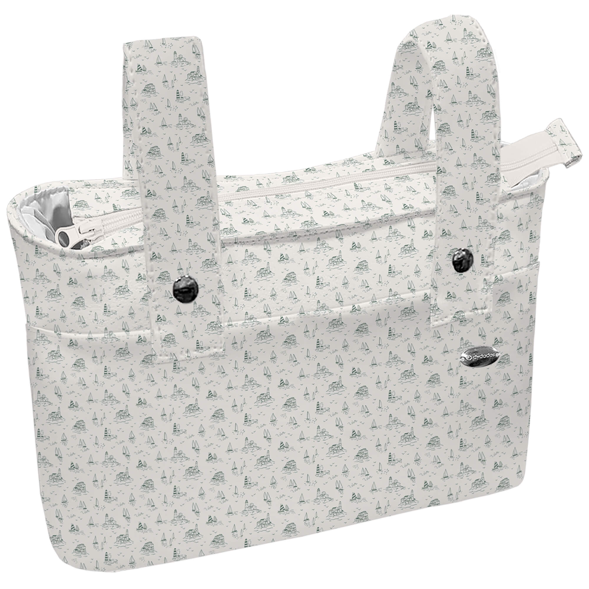 Bolso organizador XL Toile - Marinero verde