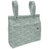 Bolso panera Iris flores verde