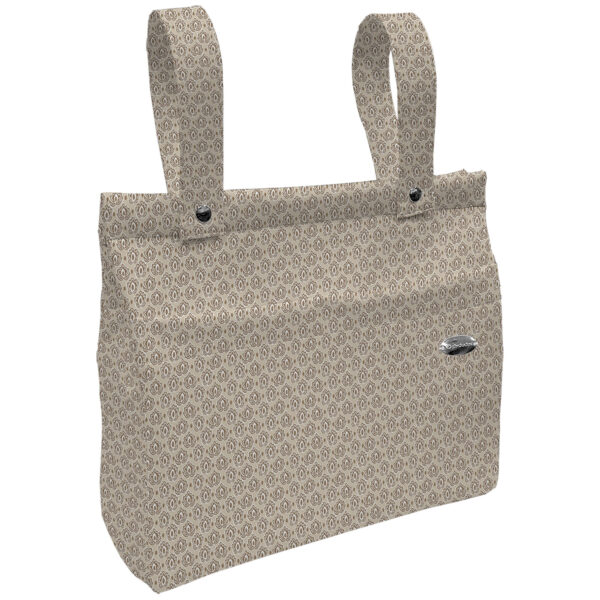 Bolso panera Provenza tulipán marrón