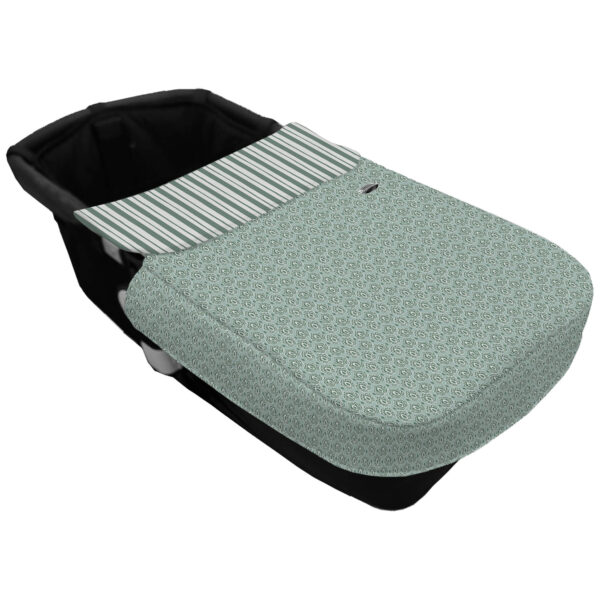 Colcha con forma Cinturón Provenza verde