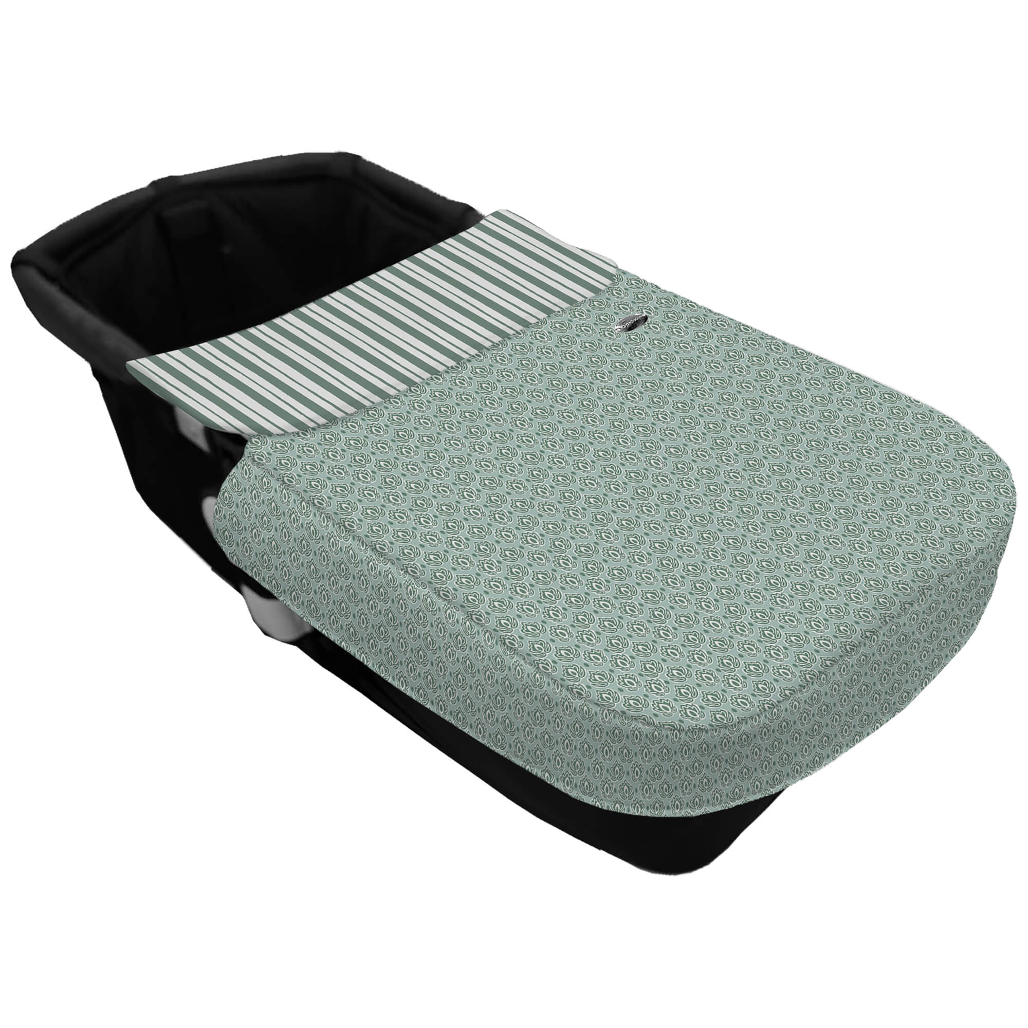 Colcha con forma Cinturón Provenza verde