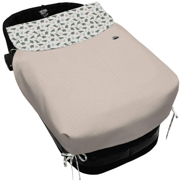 Colcha con forma Lazos Cairo tostado