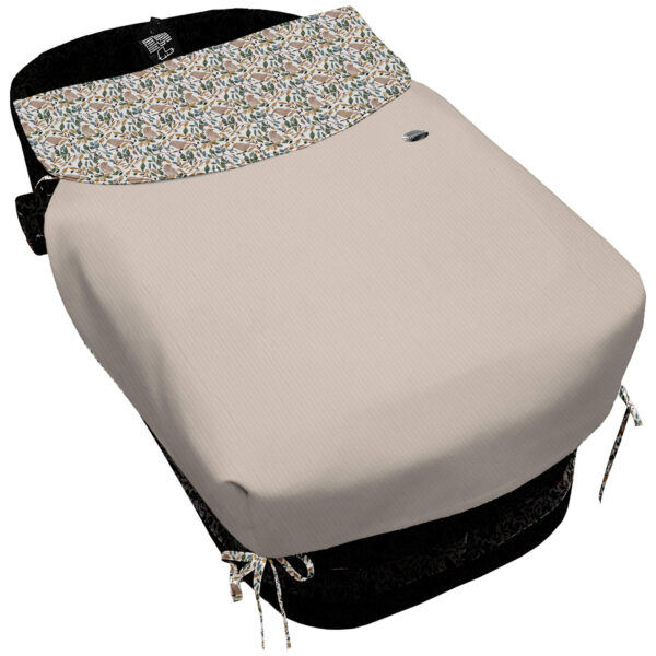 Colcha con forma Lazos Dylan verano tostado