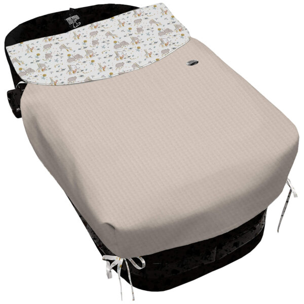 Colcha con forma Lazos Erick verano tostado