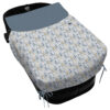 Colcha con forma Lazos Porto azul