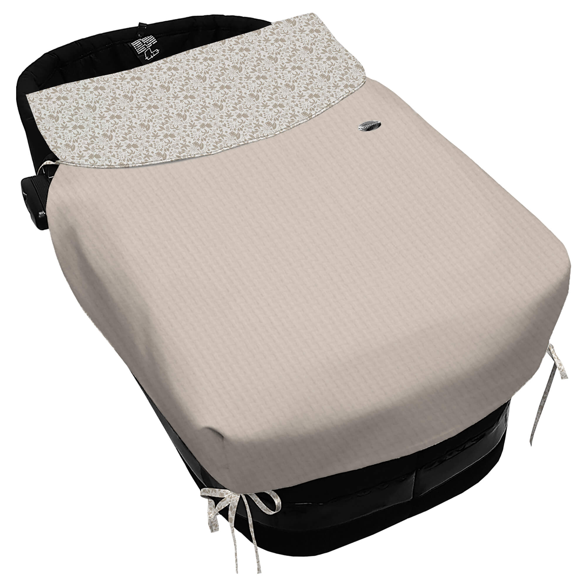 Colcha con forma Lazos Versalles tostado