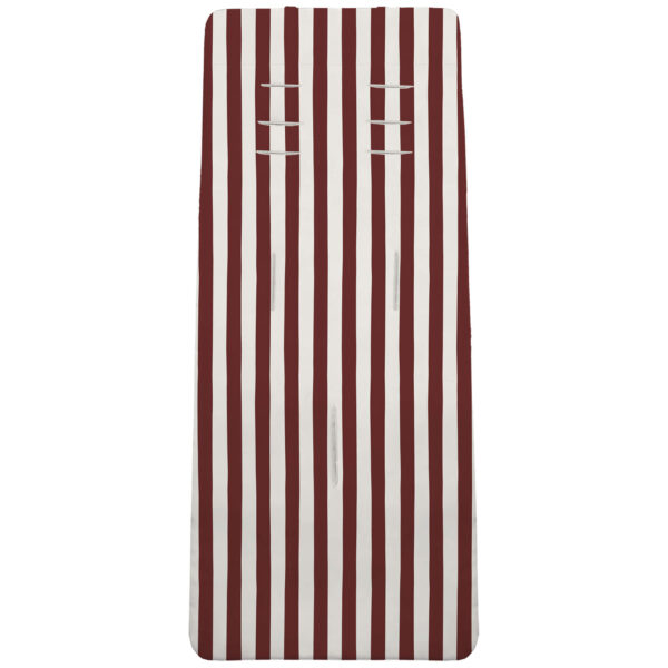 6255 Fundas Silla Brisa Rayas Granate