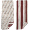 Colchoneta reversible Brisa granate Colchoneta Reversible en tejido villela estampada Brisa granate