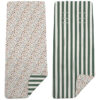 Colchoneta reversible Brisa verde Colchoneta Reversible en tejido villela estampada Brisa verde